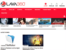 Tablet Screenshot of lava360.com